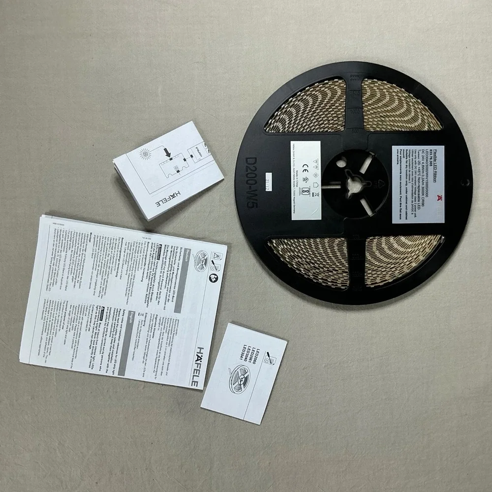 Hafele Loox LED 3040 Flexible LED Ribbon 24V 3000K‎ 15m 833.76.305 Warm White